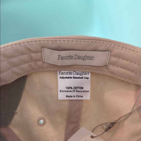 Favorite Daughter Beige Cap with Purple Embroidery, price is not negotiable - Picture 2 of 3